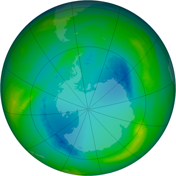 Ozone Map 1984-08-10